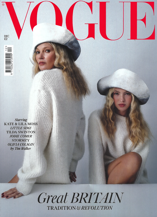 vogue, british vogue, fashion, fashion magazine, december 2023, skcreations llc, fashion, brand feature, sharon a. keyser