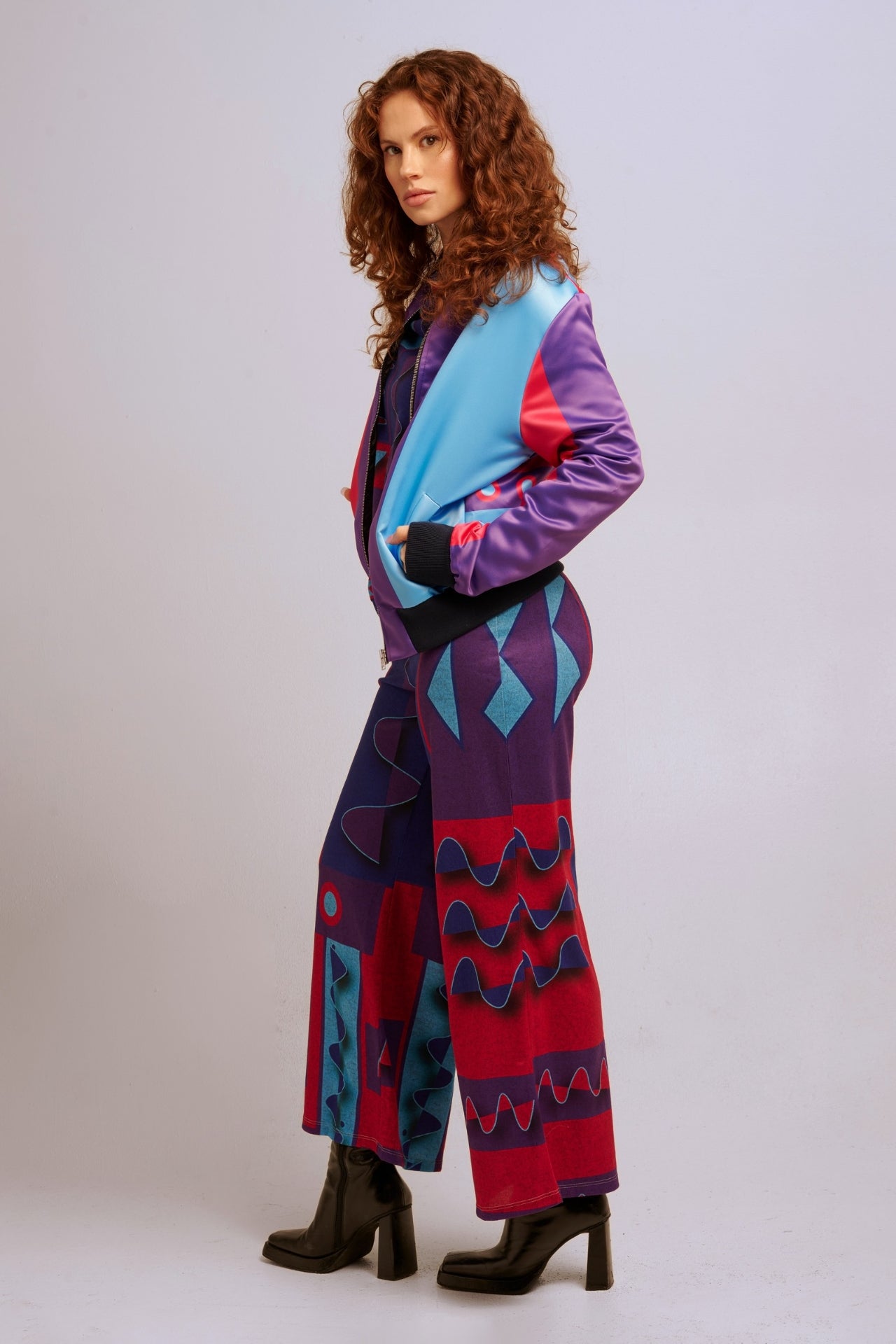 Do You 1 Knit Palazzo Pants - Print