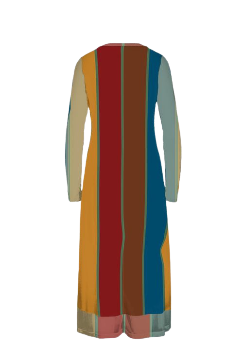 Let's Gooo! Maxi Dress - Stripes