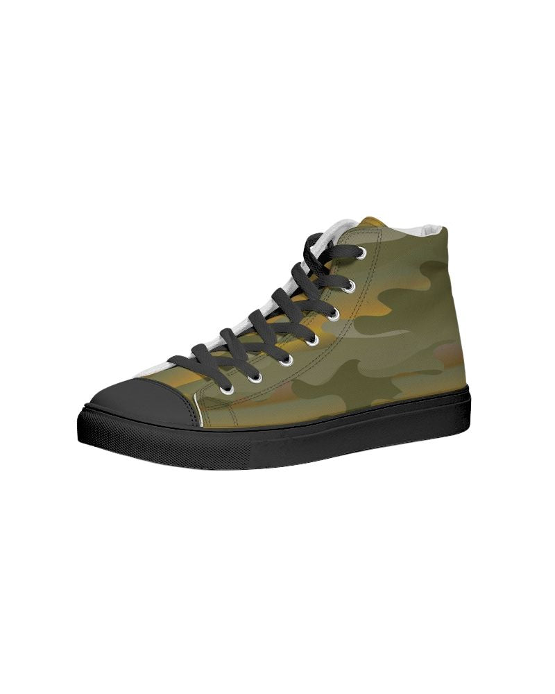 New Dawn 2 © Men's High-Top Canvas Shoe