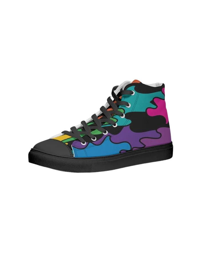 New Dawn 4 © Men's High-Top Canvas Shoe