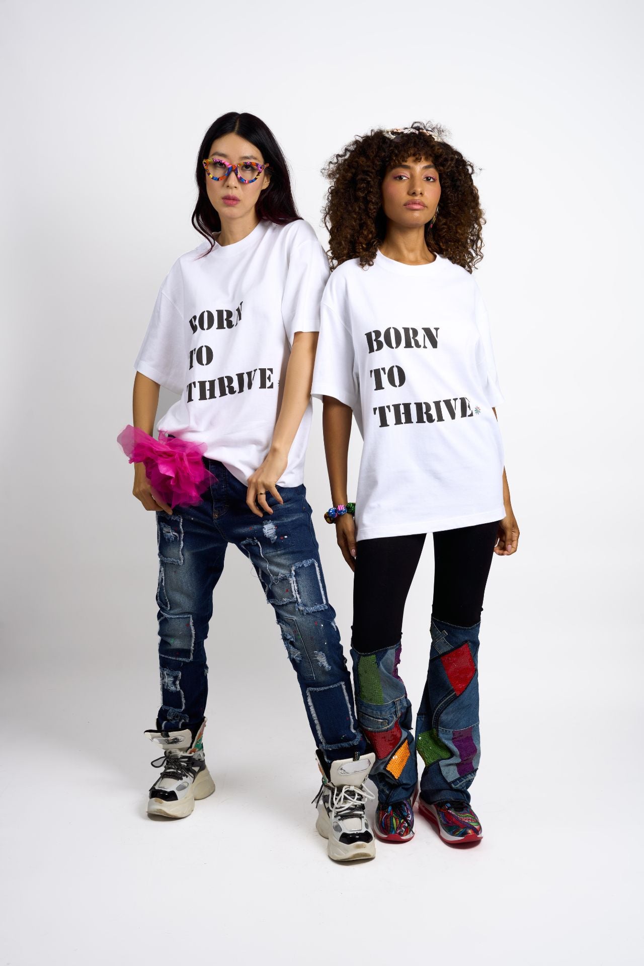 BORN TO THRIVE Oversized T-Shirt