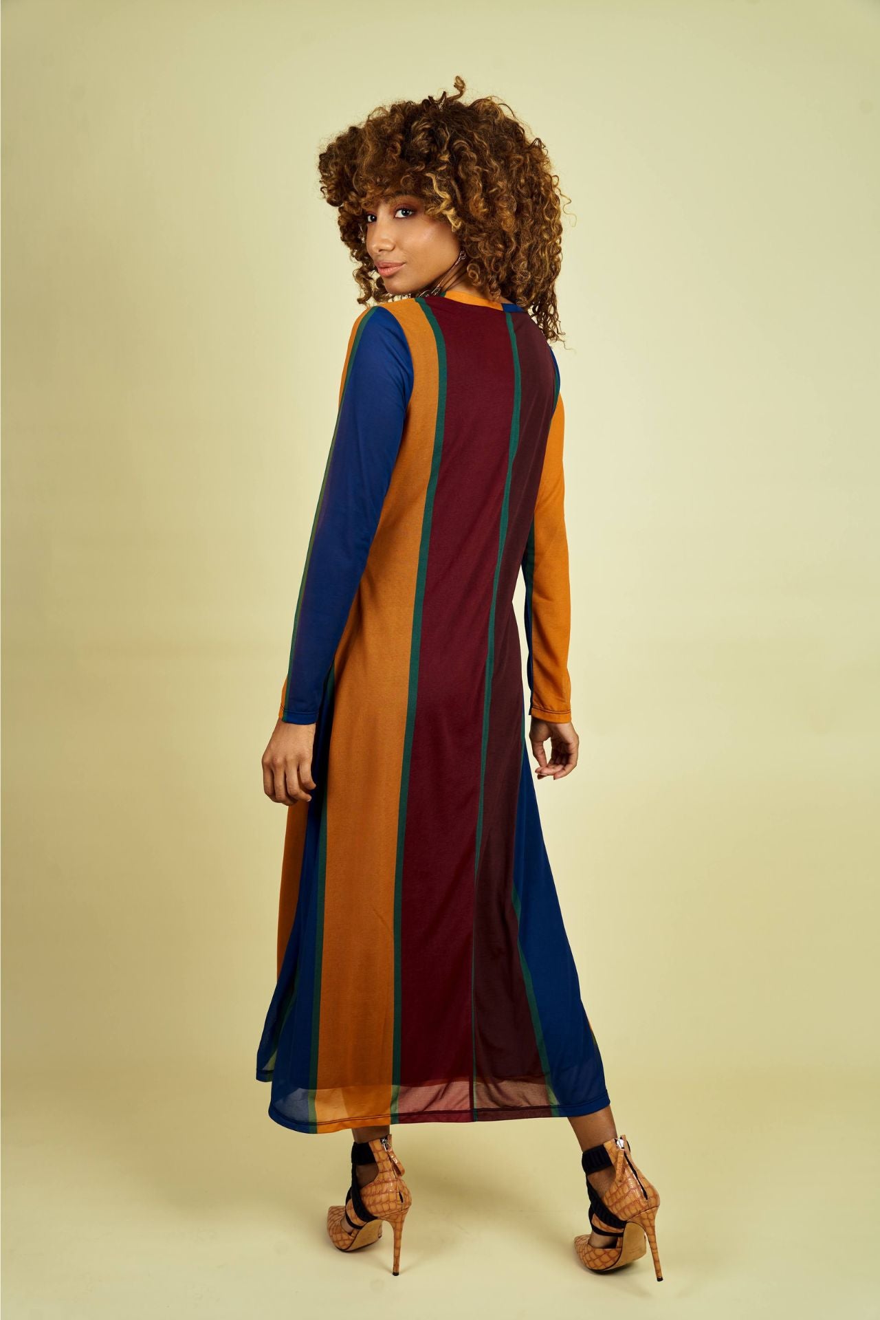 Let's Gooo! Maxi Dress - Stripes