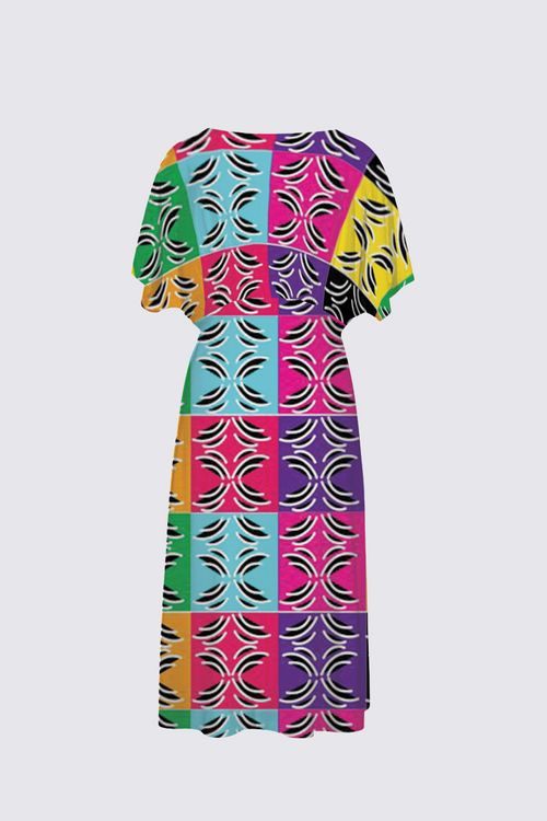 Island Vibes Flowy Sleeves Dress