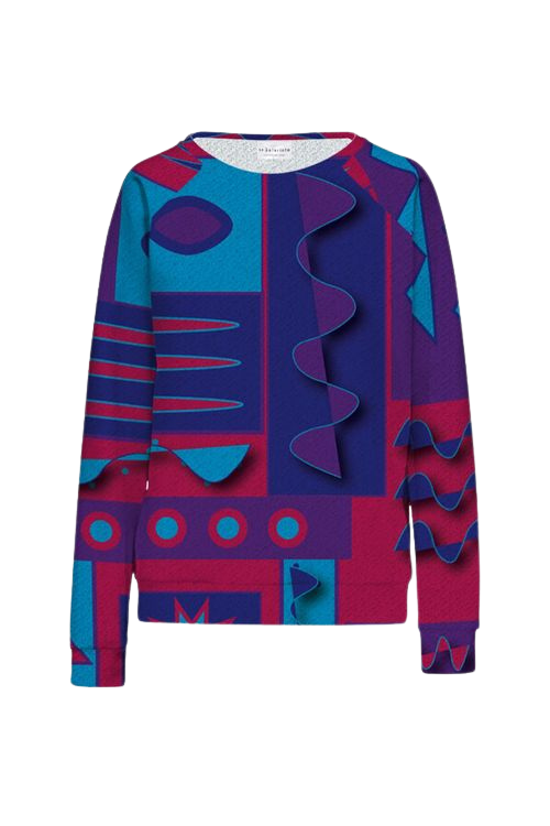 Do You 1 Knit Sweater - Print