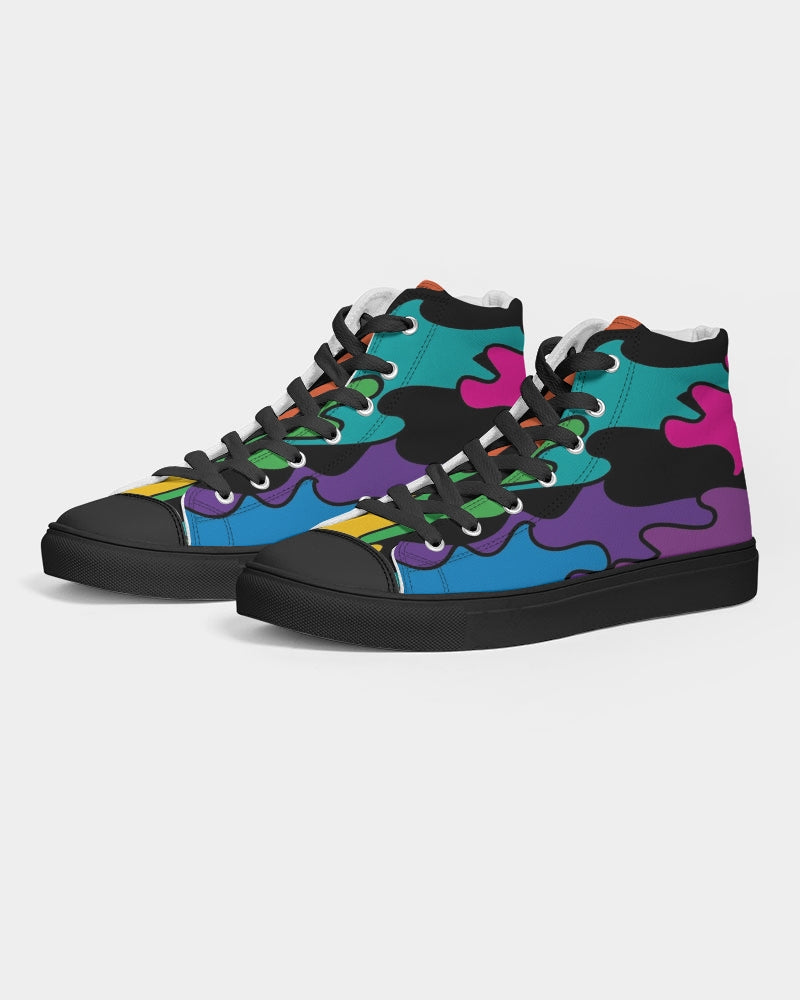 New Dawn 4 © Women's High-Top Canvas Shoe