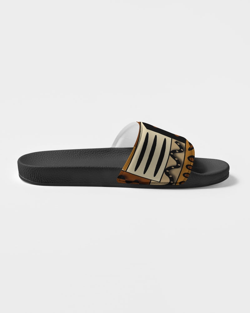 Mud Cloth Pattern 4 © Men's Slide Sandal