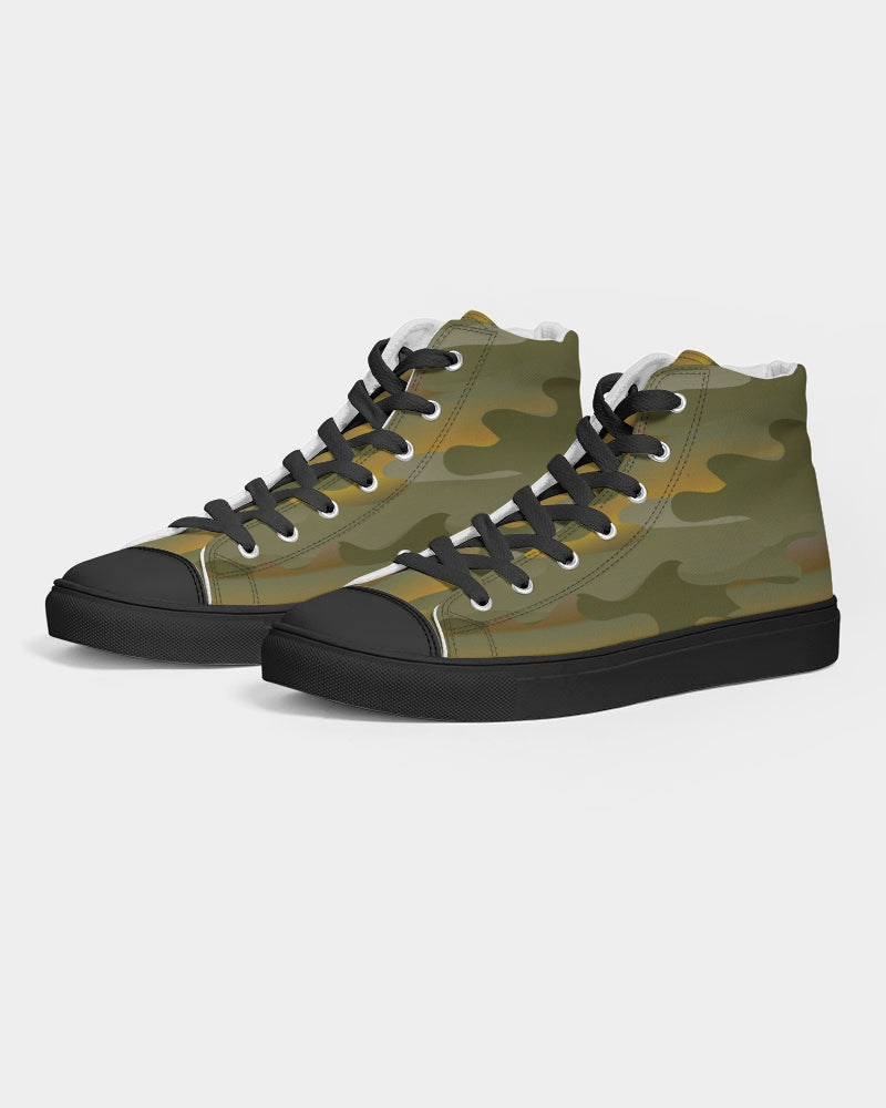 New Dawn 2 © Men's High-Top Canvas Shoe