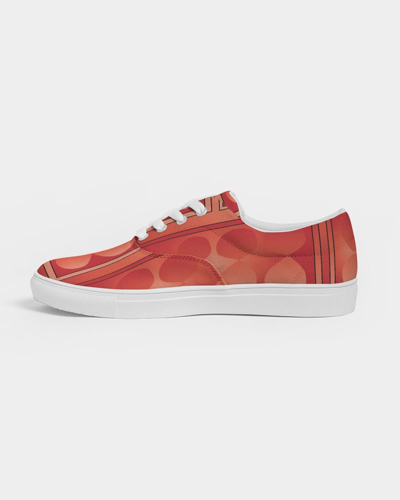 NYFW 2023 Infinity 17 © Women's Lace Up Canvas Shoe