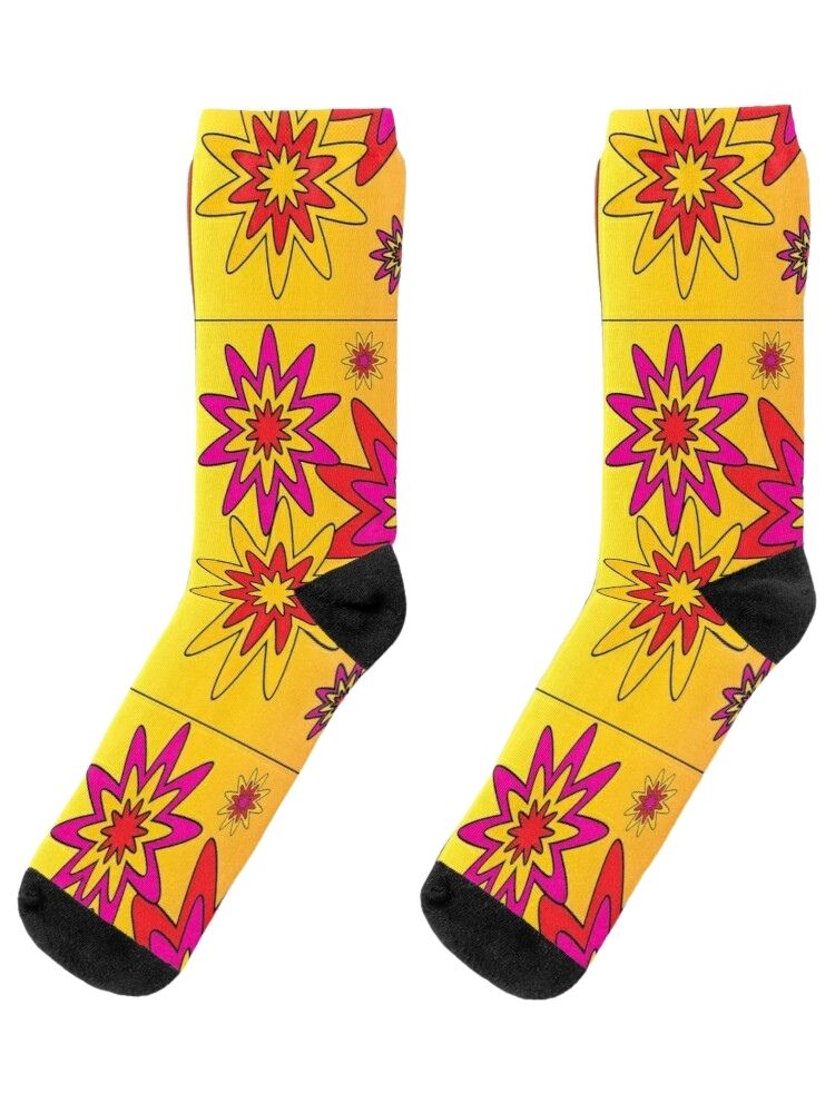 Blooming Happy - Bright © Unisex Socks