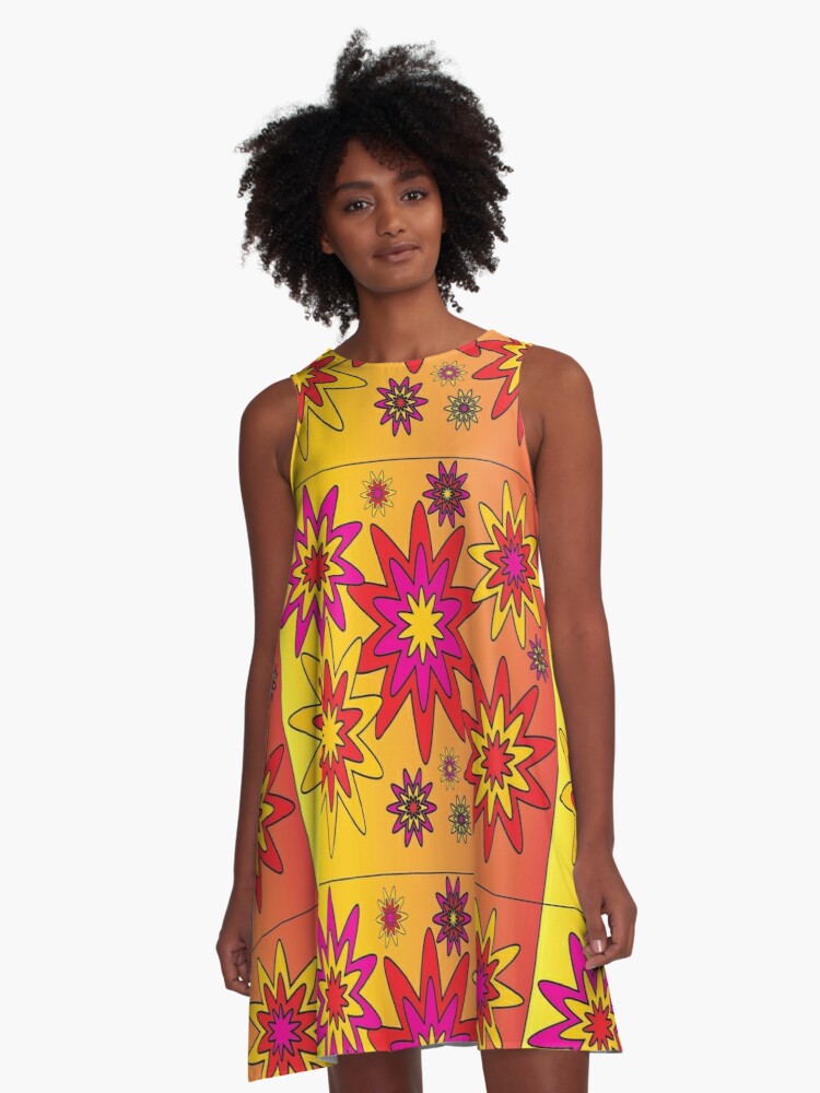 Blooming Happy - Bright Tunic Dress SKCreations, LLC Blooming Happy - Bright Tunic Dress SKCreations, LLC