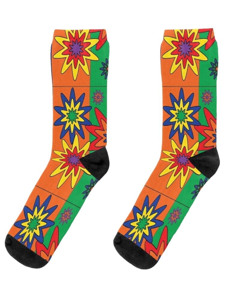 Blooming Happy - Vibrant © Unisex Socks