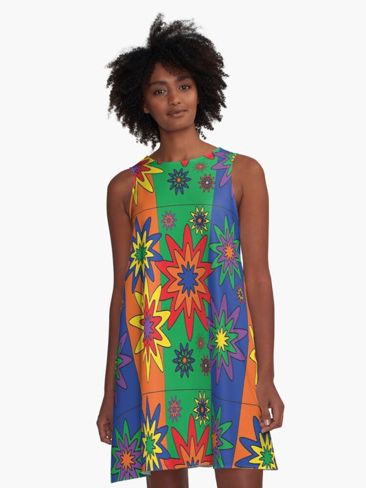 tunic dress wearable art artsy clothing art fashion creative art fashion skcreationsllc original art fashion womens fashion