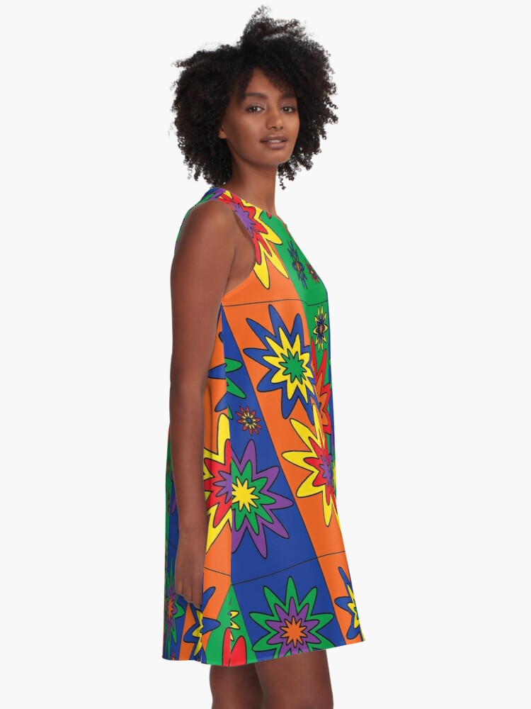 Blooming Happy - Vibrant © Tunic Dress