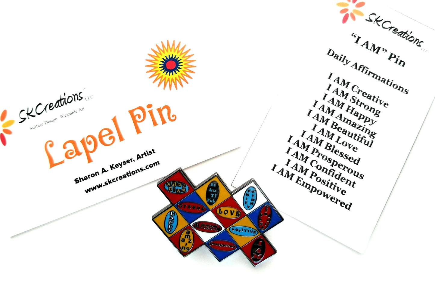 "I AM" © Lapel Pin