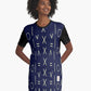 Indigo Pattern 1 © Graphic T-Shirt Dress