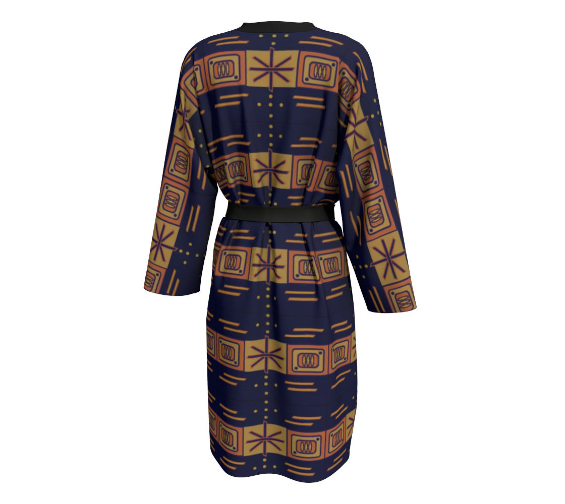 Indigo Pattern 2 © Kimono