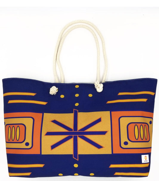 Indigo Pattern 2 © Weekender Tote Bag