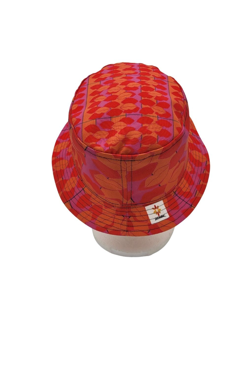 Kisses/Orange Unisex Reversible Bucket Hat