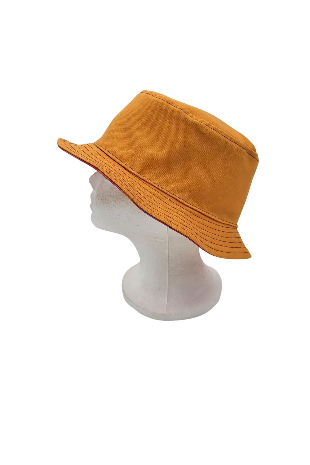 Kisses/Orange Unisex Reversible Bucket Hat