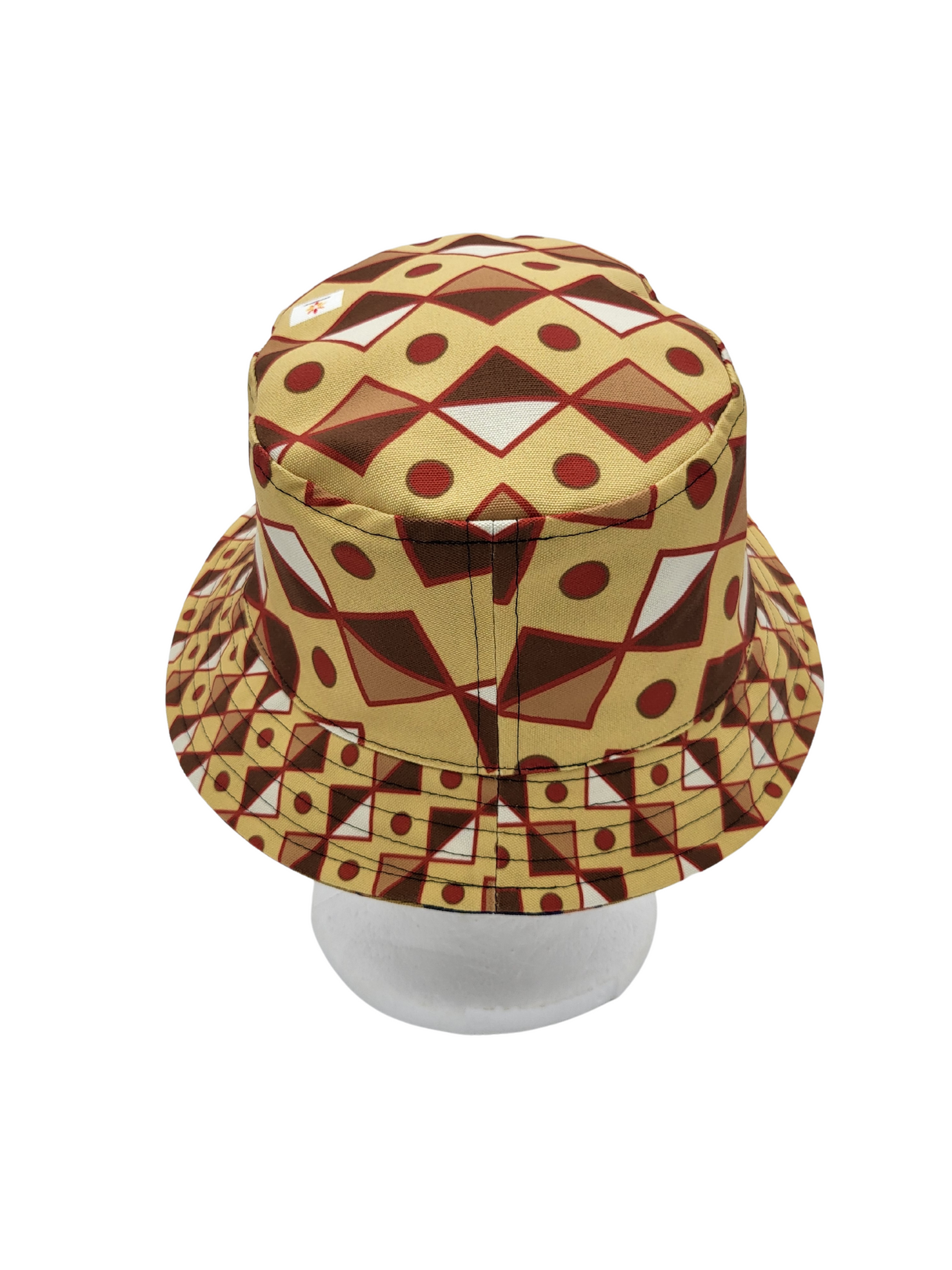 Mud Cloth Pattern 2/Indigo Pattern 2 Unisex Reversible Bucket Hat