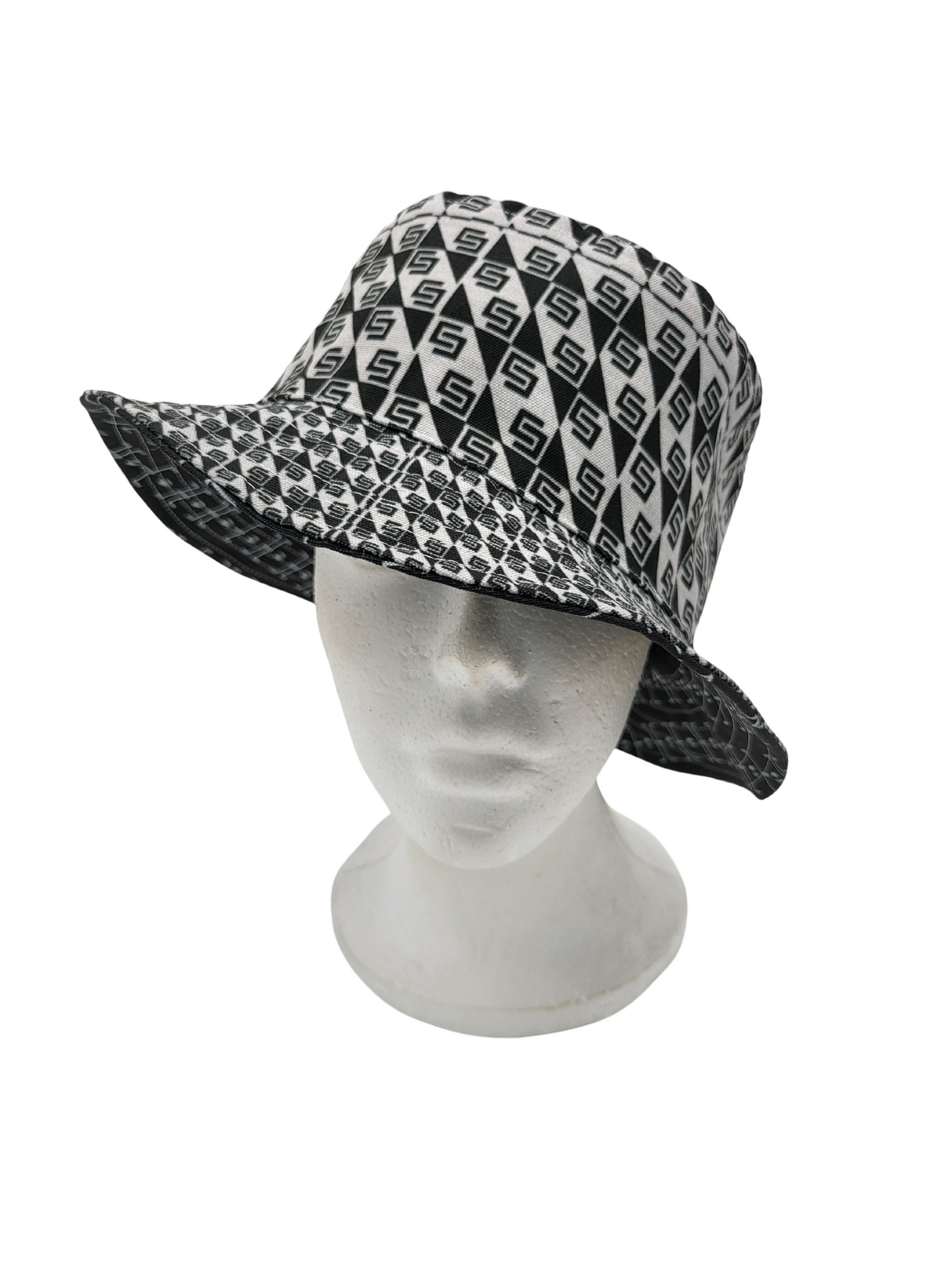 Mud Cloth Pattern 3/Mud Cloth Pattern 5 Unisex Reversible Bucket Hat