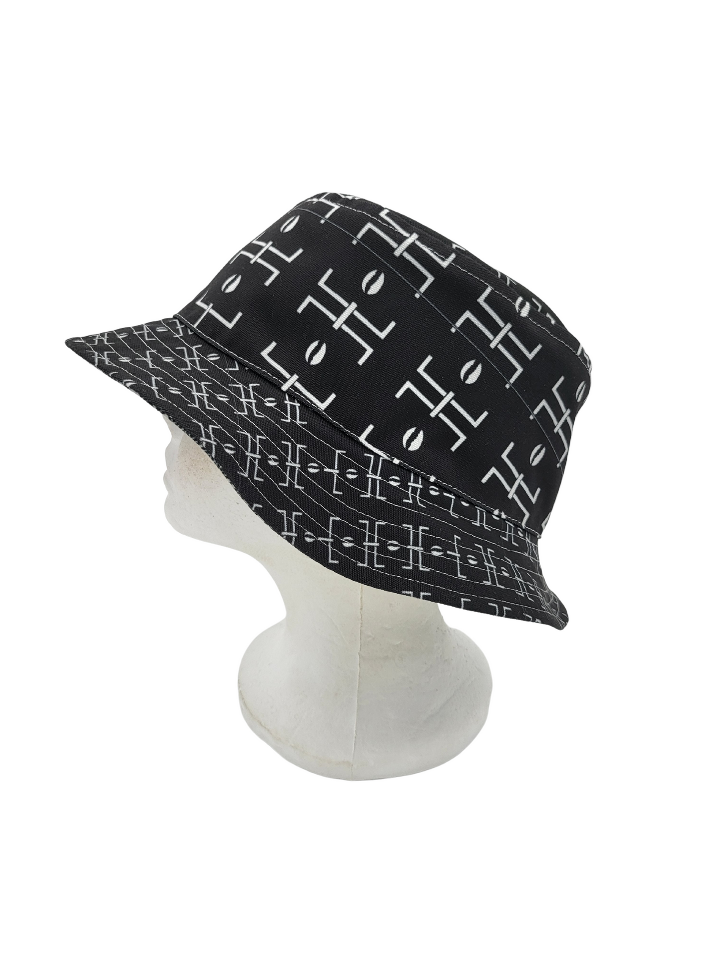 Mud Cloth Pattern 3/Mud Cloth Pattern 5 Unisex Reversible Bucket Hat