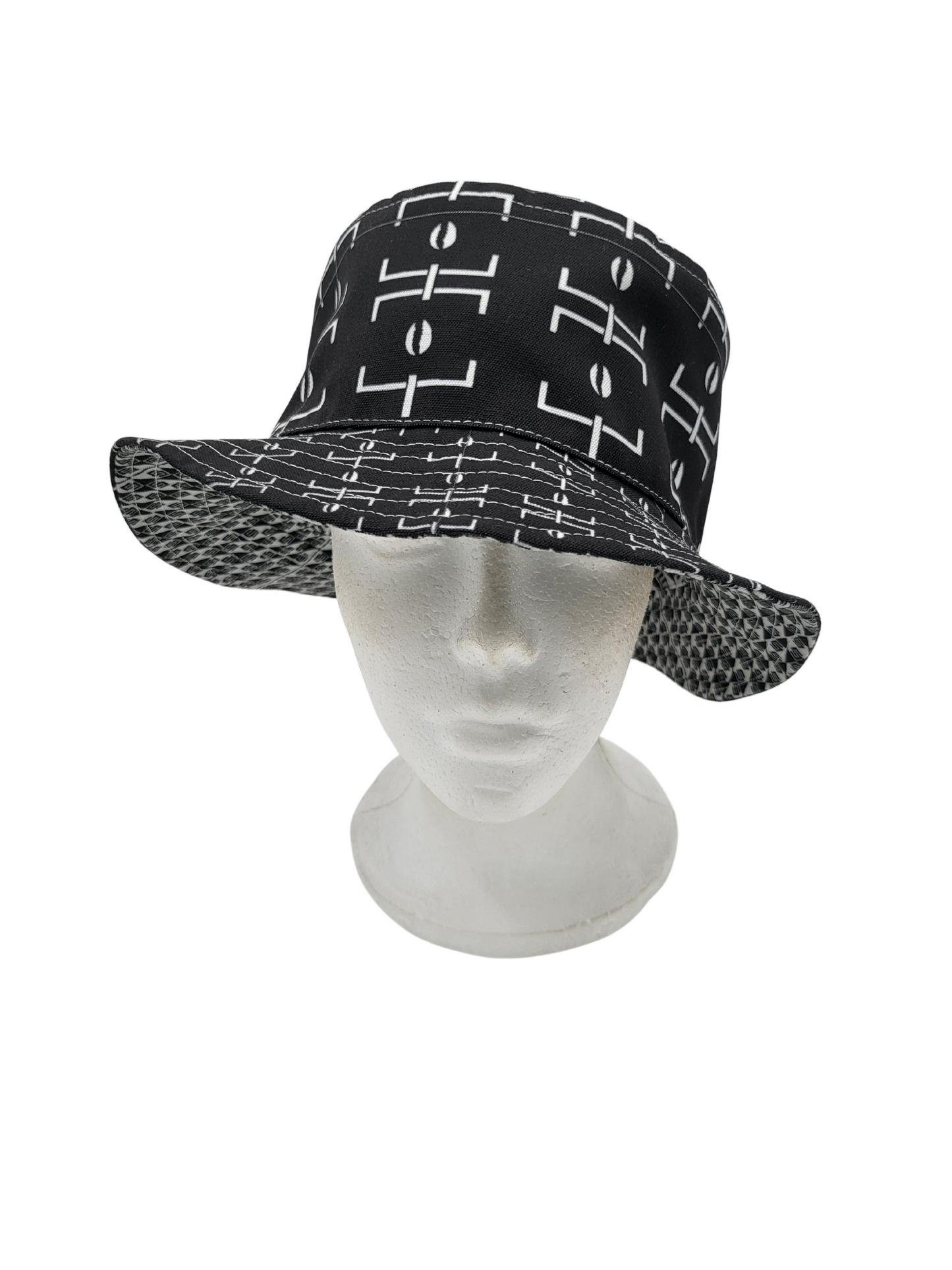 Mud Cloth Pattern 3/Mud Cloth Pattern 5 Unisex Reversible Bucket Hat