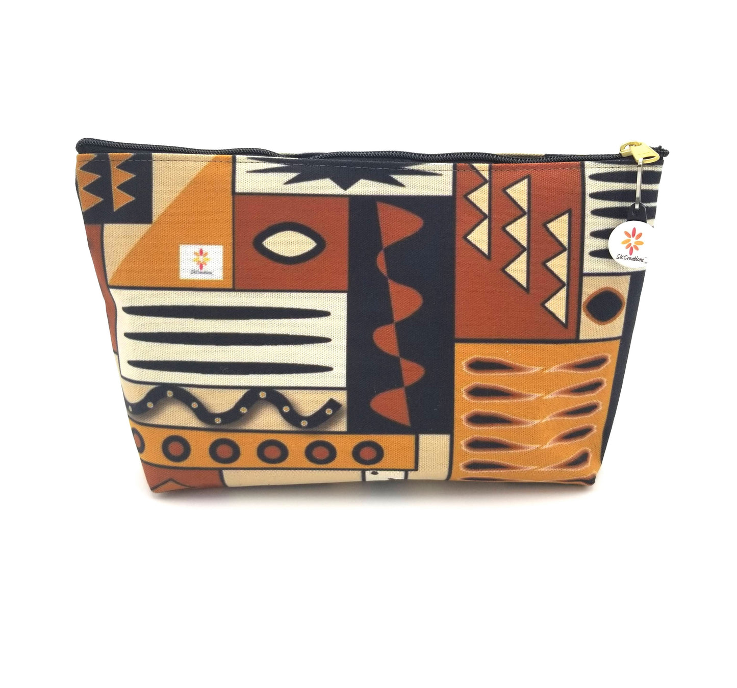 Mud Cloth Pattern 4 © T-Bottom Accessory Pouches