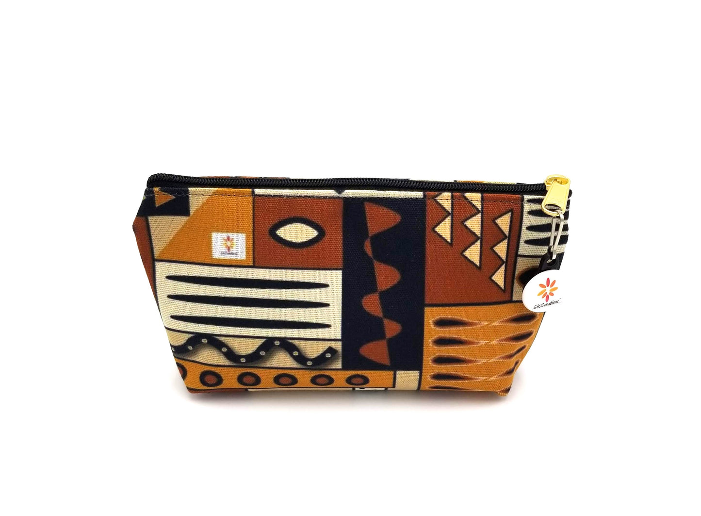 Mud Cloth Pattern 4 © T-Bottom Accessory Pouches