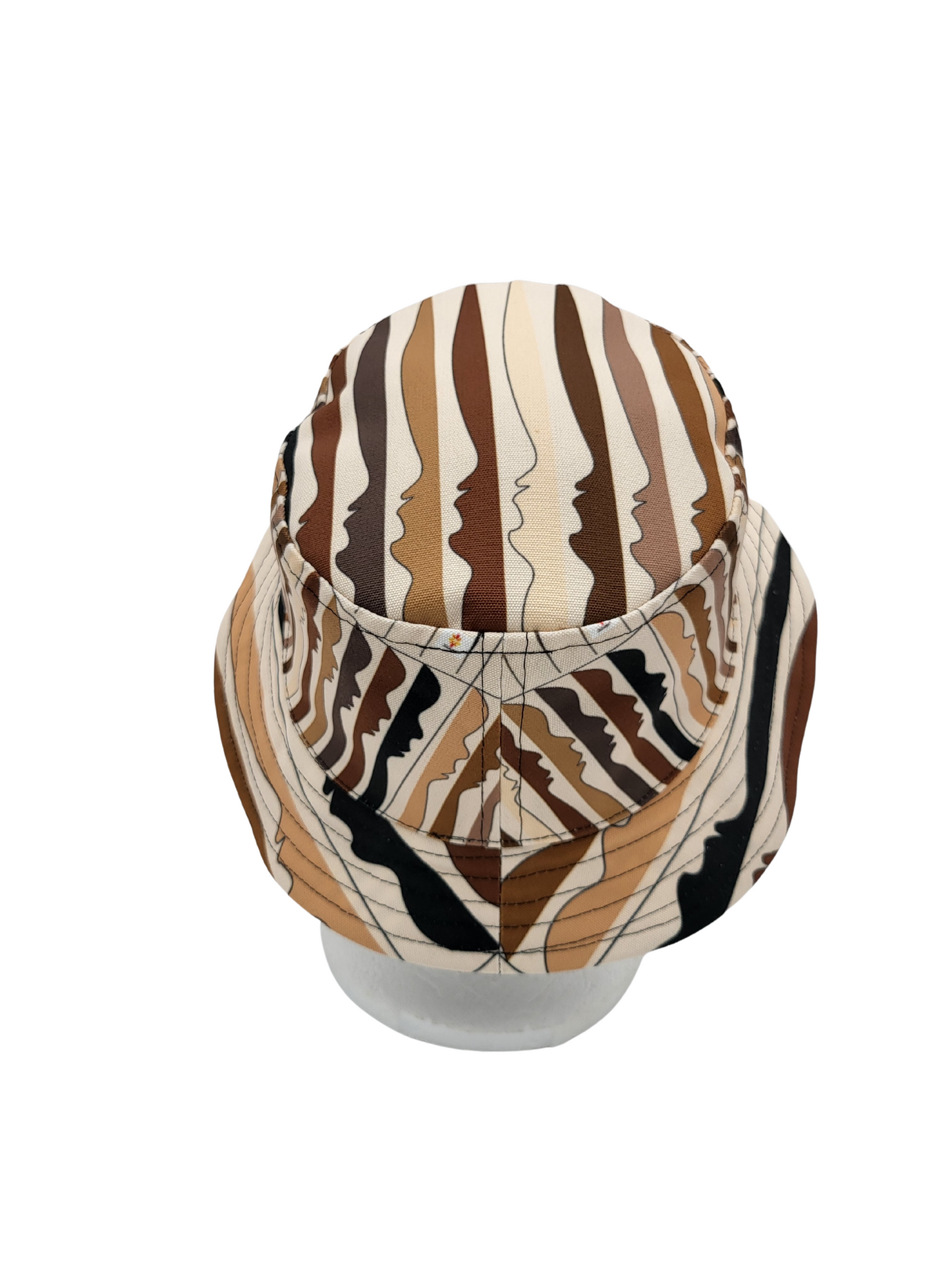 Mud Cloth Pattern 4/Brotherhood Unisex Reversible Bucket Hat