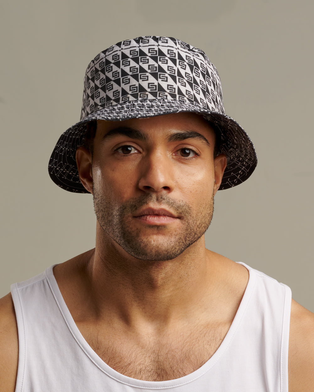 Mud Cloth Pattern 3/Mud Cloth Pattern 5 Unisex Reversible Bucket Hat