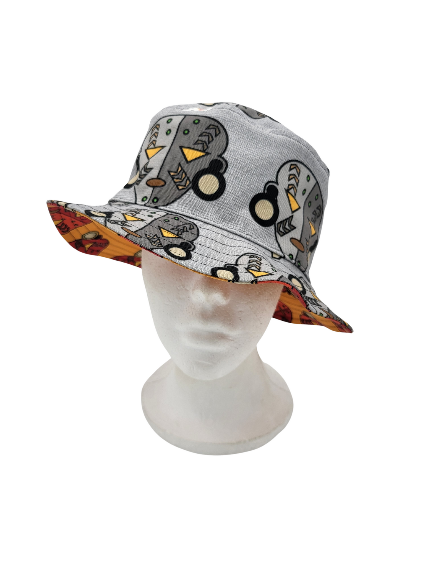 Tribal 1/Tribal 2 Unisex Reversible Bucket Hat