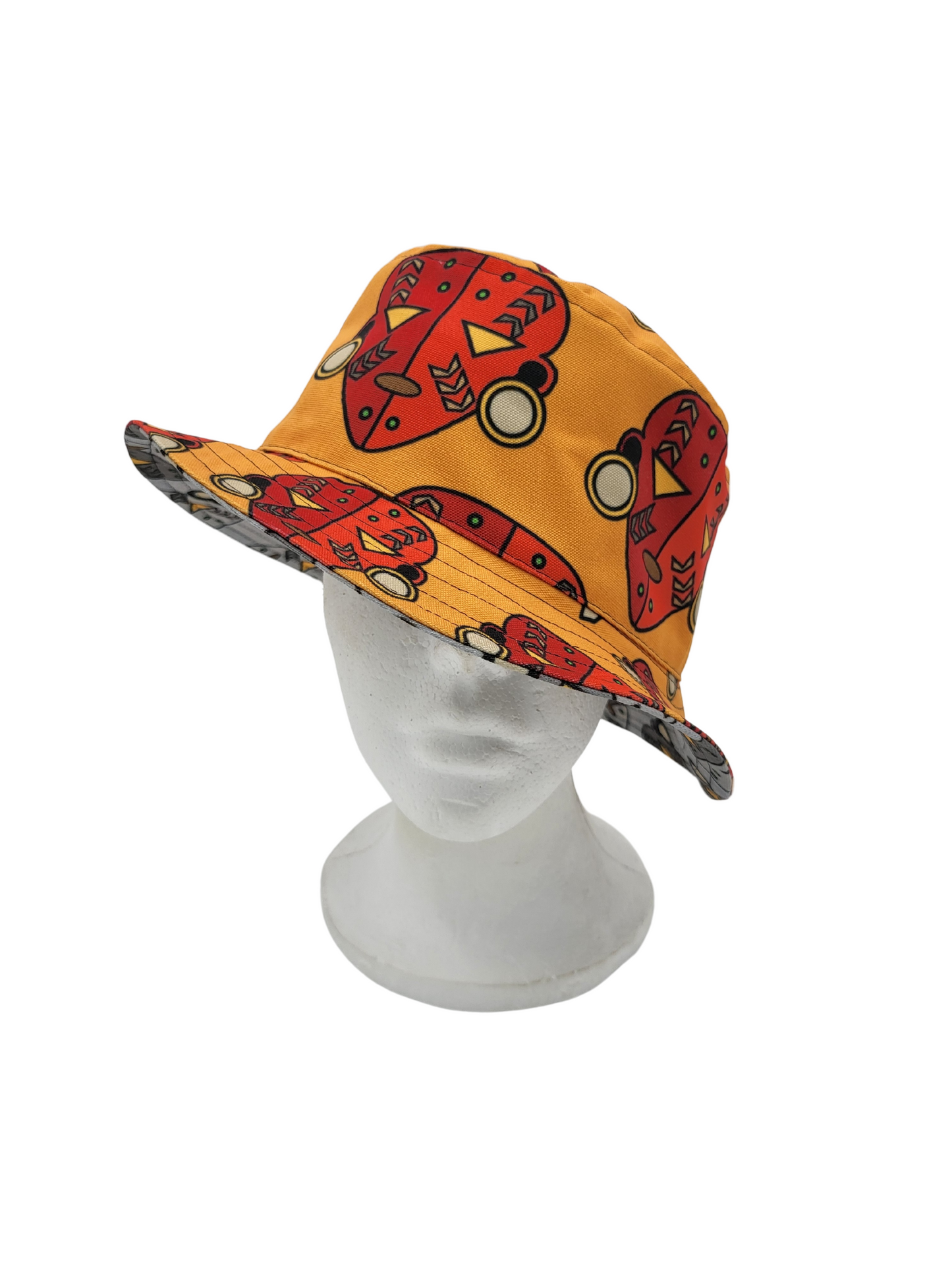 Tribal 1/Tribal 2 Unisex Reversible Bucket Hat