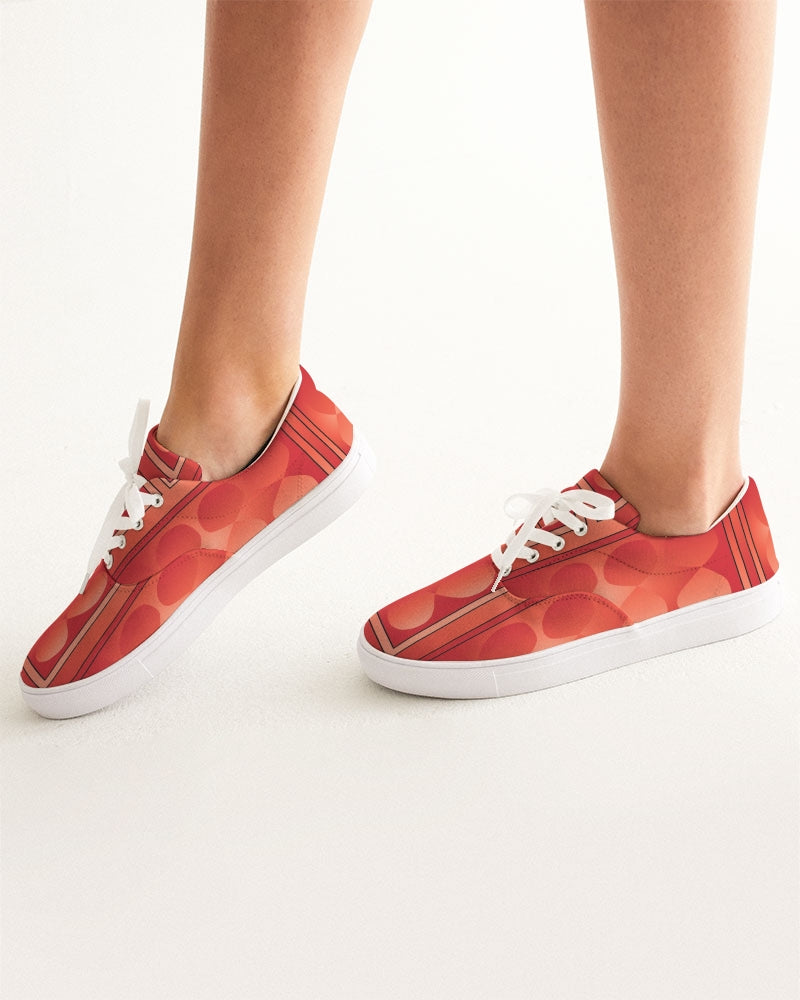 NYFW 2023 Infinity 17 © Women's Lace Up Canvas Shoe