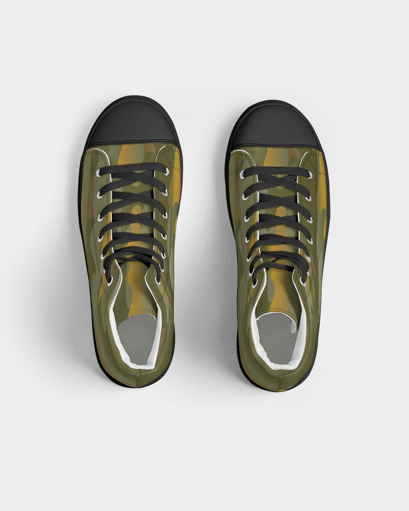 New Dawn 2 © Men's High-Top Canvas Shoe