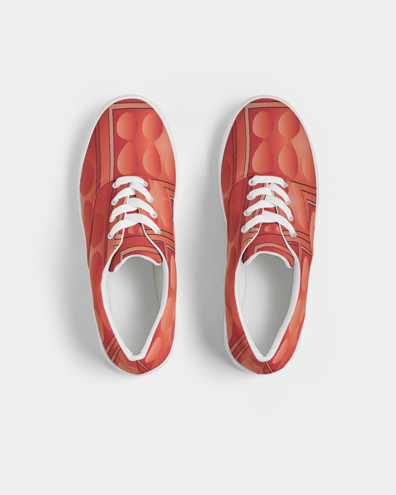 NYFW 2023 Infinity 17 © Women's Lace Up Canvas Shoe