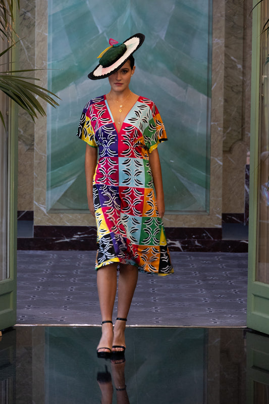 Island Vibes Flowy Sleeves Dress