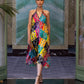 Island Vibes Halter Neck Backless Dress