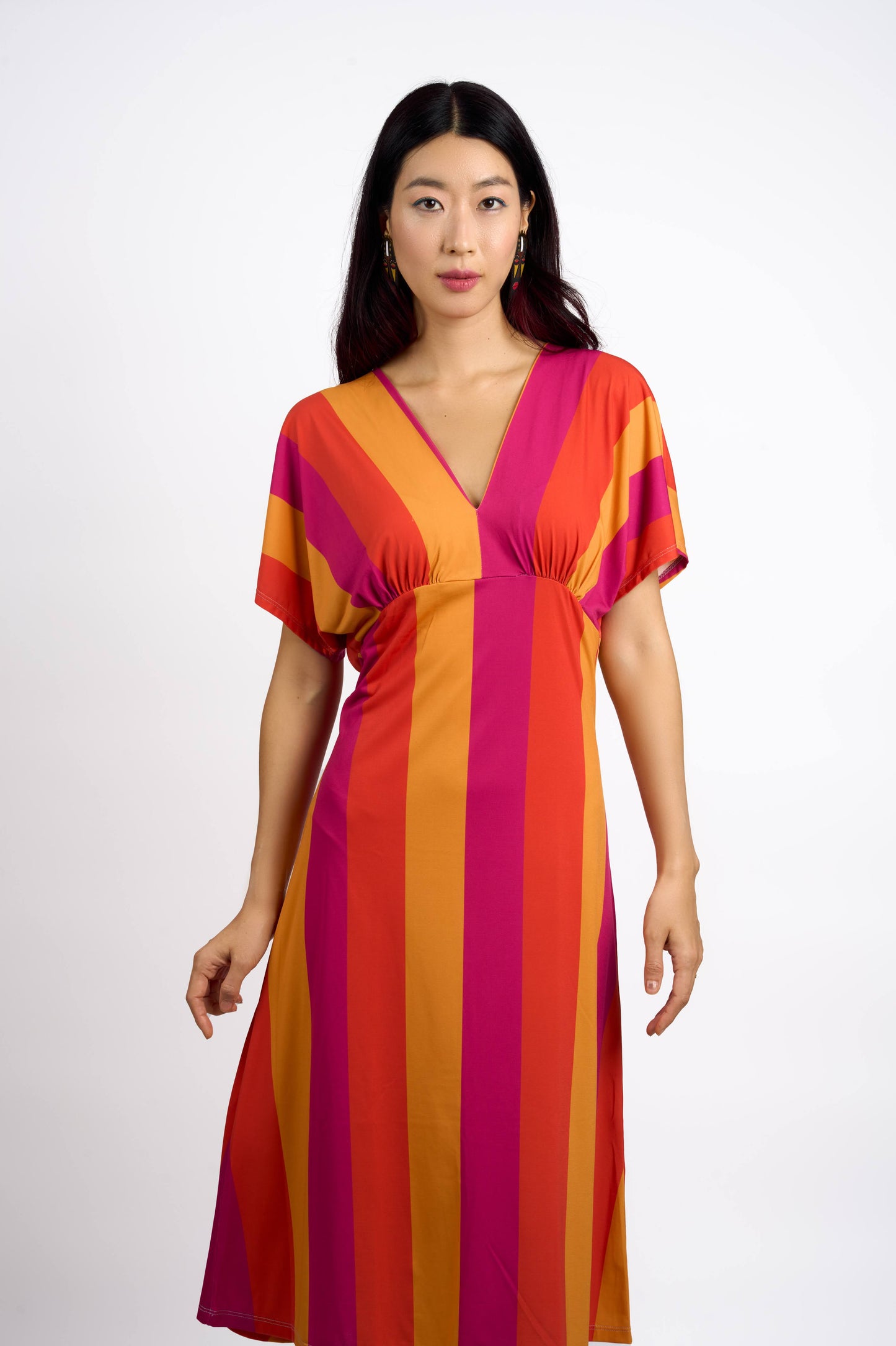 Chica Flowy Sleeves Dress