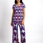 Mod Purple Top and Palazzo Pants