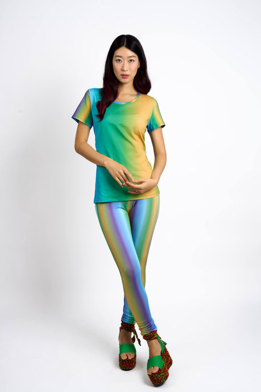 Sea Breeze © High Waist Leggings