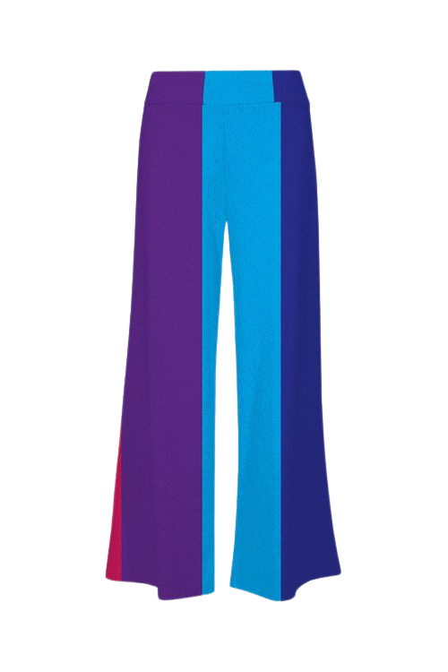 Do You 1 Knit Palazzo Pants - Stripes