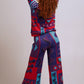 Do You 1 Knit Palazzo Pants - Print