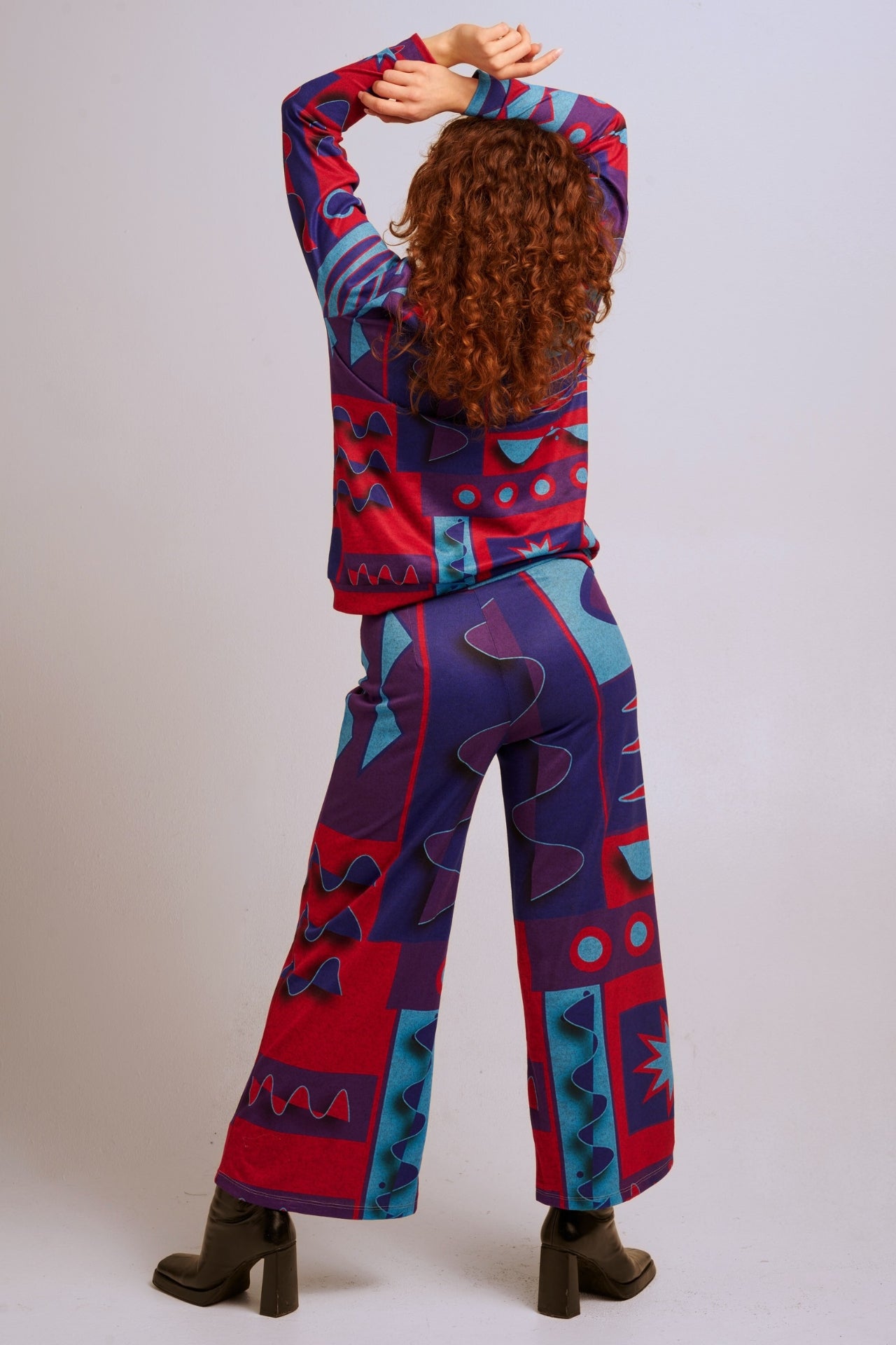 Do You 1 Knit Palazzo Pants - Print
