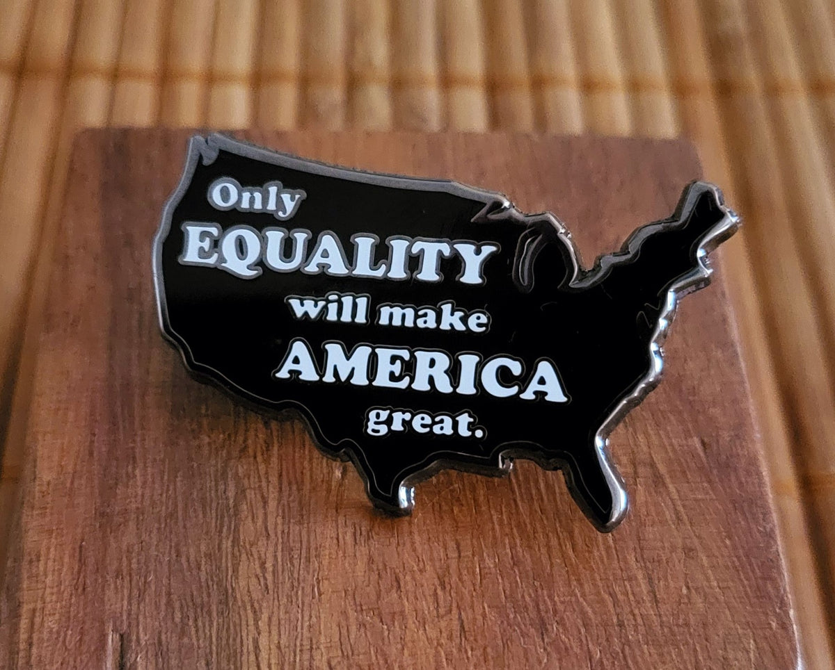Equity Union Button Pin Equality © Lapel Pin – SKCreations, LLC