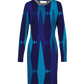 Mod Blue Knit Dress