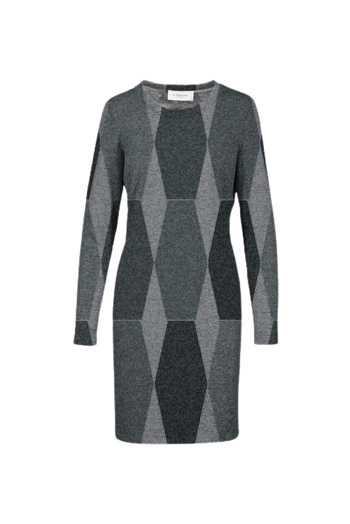 Mod Gray Knit Dress