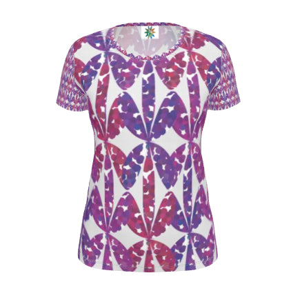 Mod Purple © Cotton Jersey T-Shirt