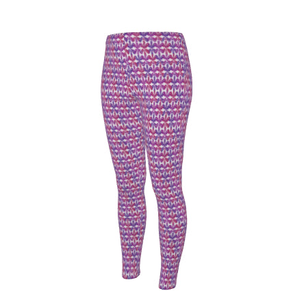 Mod Purple © High Waist Leggings